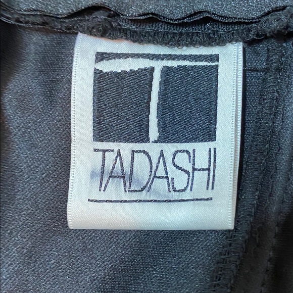 Tadashi Shoji Black Embellished A Line Dress - Picture 9 of 9